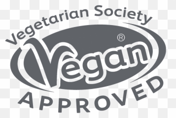 Vegan Print Approved With Vegetarian Society - Vegetarian Society Approved Png,Vegan Logo Png