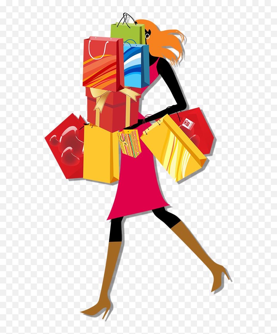 Library Bag Woman Clip Art Urban Women - Women With Shopping Bags Clipart Png,Cartoon Woman Png