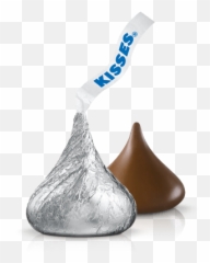 Hershey Kisses Artificial Flavors - Foil Wrapped png