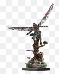 Marvel Falcon Statue - Iron Studios 1 10 Falcon Png,Falcon Marvel Png