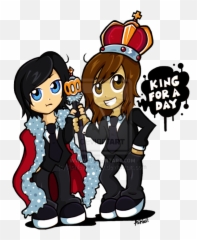 Kellin Quinn And Vic Fuentes Art All Rights To Rightful - And Cartoon png