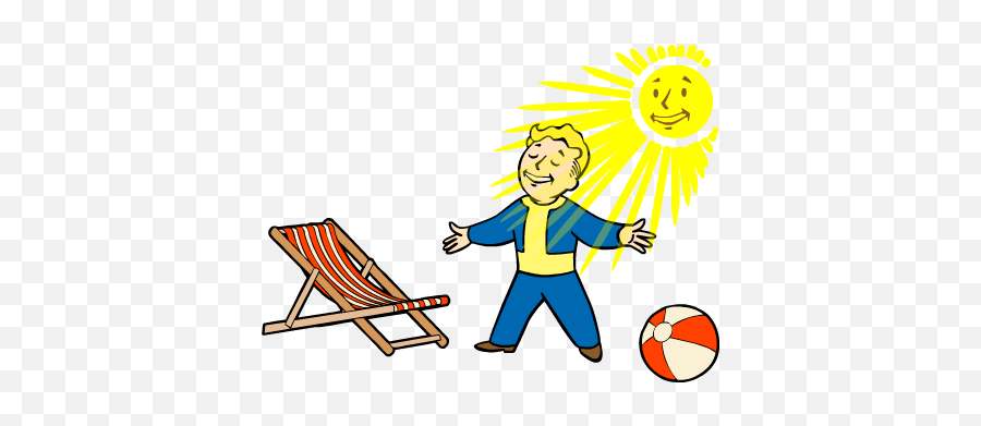 Vault Boy Girl Clipart - Solar Powered Perk Fallout 4 Png,Fallout 3 Png