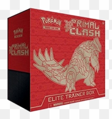 Primal Clash Etb - Pokemon Primal Clash Elite Trainer Box Png,Groudon Transparent