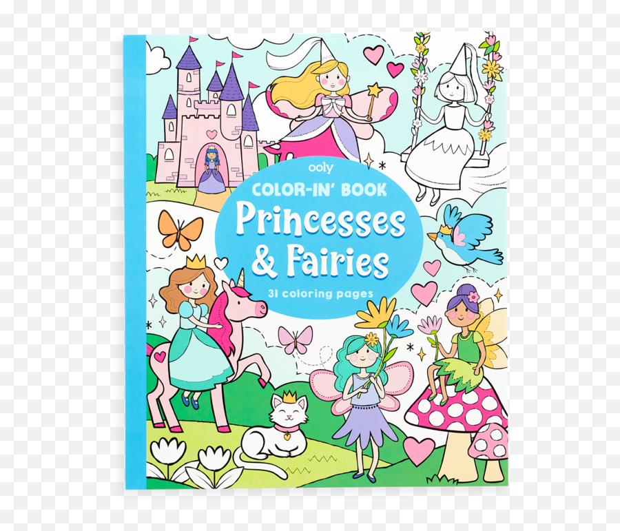 Princess U0026 Fairies Coloring Book - Color Book For Kids Cover Png,Coloring Pages Png