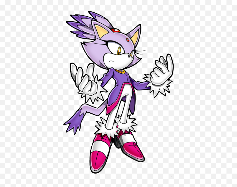 Sonic Rush - Blaze The Cat Gallery Sonic Scanf Blaze The Cat Art Png,Sonic Rush Logo