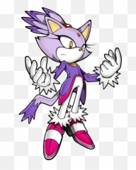 Sonic Rush - Blaze the Cat Gallery SCANF The Art png