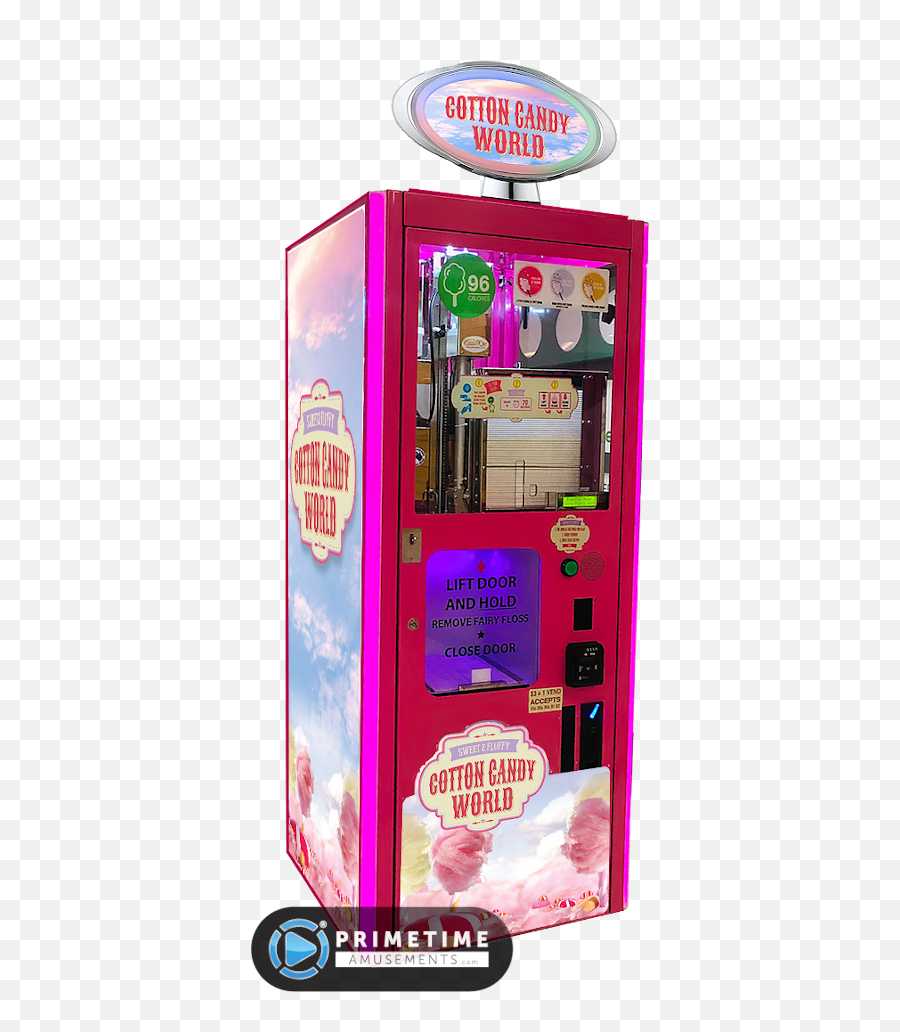 Cotton Candy World - Primetime Amusements Slush Machine Png,Cotton Candy Transparent