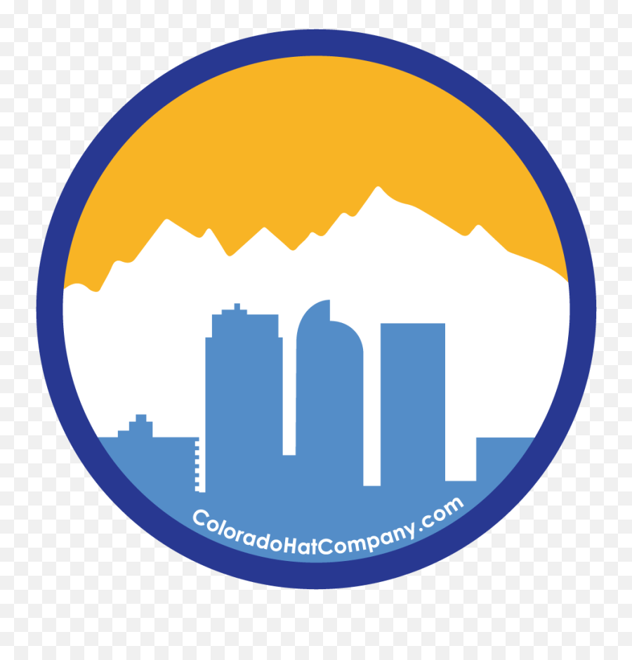 Denver Skyline Sticker - Vertical Png,Denver Nuggets Logo Png
