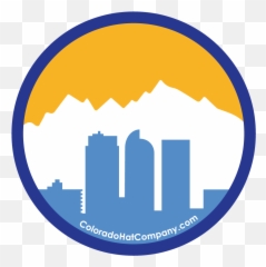 Denver Skyline Sticker - Vertical Png,Denver Nuggets Logo Png