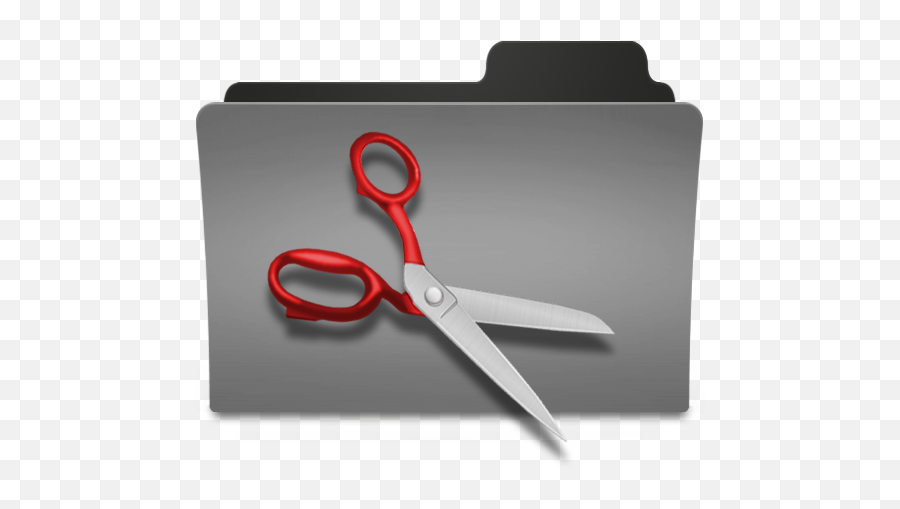 Cut Icon - Folder Icone Cut Out Png,Desktop Icon Scissors Cutting Circle