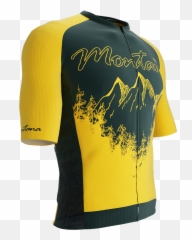 Scudopro - Elite Short Sleeve Cycling Jersey Montana USA State Icon landmark symbol identity Men Women png