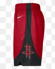 Menu0027s Houston Rockets Nike New 19 - 20 Icon Edition Swingman Shorts png