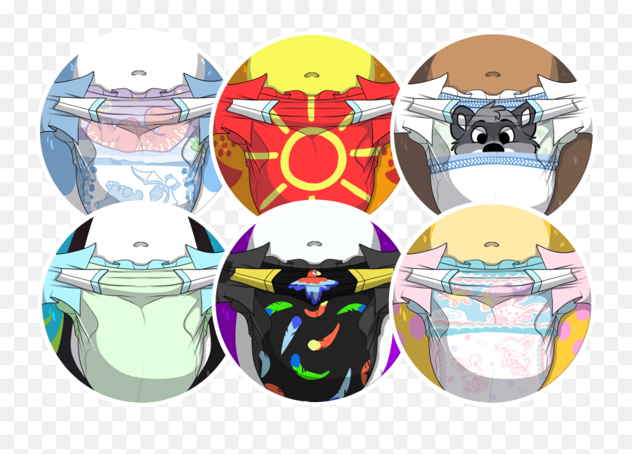 Diaper Icons Batch 5 By Rileykit - Fur Affinity Dot Net Fictional Character Png,Batch Icon