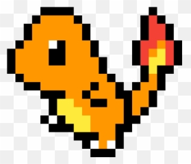 Download Hd Charmander - Charmander Pixel Art Png,Charmander Png