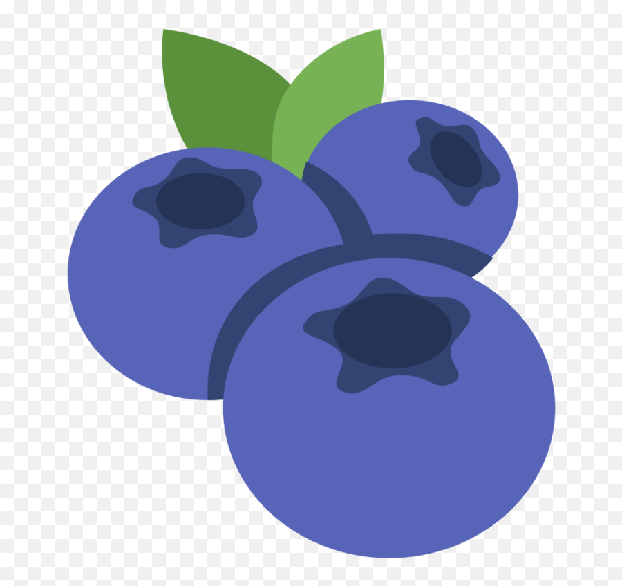 Blueberries Emoji Png Blueberry Text Icon