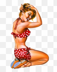 Stop Halterneck Pain With Halto As Seen - Pin Up Girls Png,Bikini Model Png