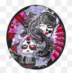 Death Twins Spiral Notebook - Dot png