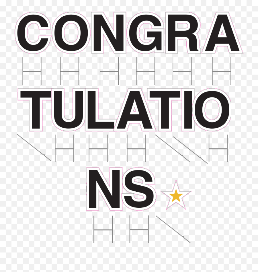 Congratulations Yard Letters - Dot Png,Yard Sign Icon