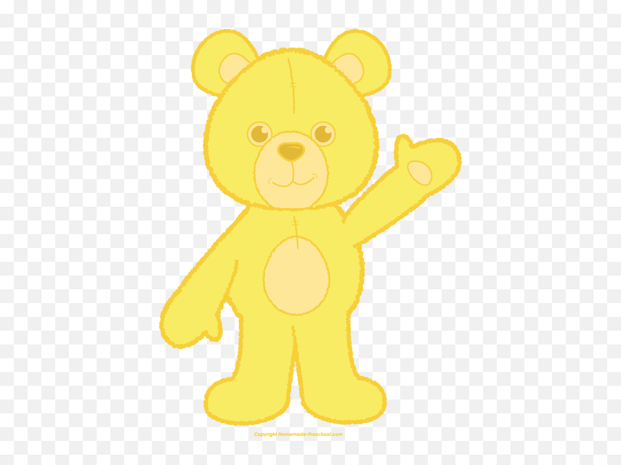 Teddy Bear Clipart Body - Yellow Teddy Bear Clipart Full Yellow Teddy Bear Clipart Png,Teddy Bear Clipart Png