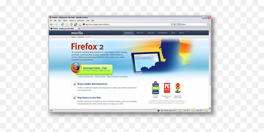 Inls261 - 461 Summer I 2013 Browsers Technology Applications Png,Firefox 2 Icon