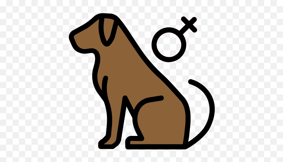 Dog Icon Gender Pet Shop Female - Animal Figure Png,K9 Icon