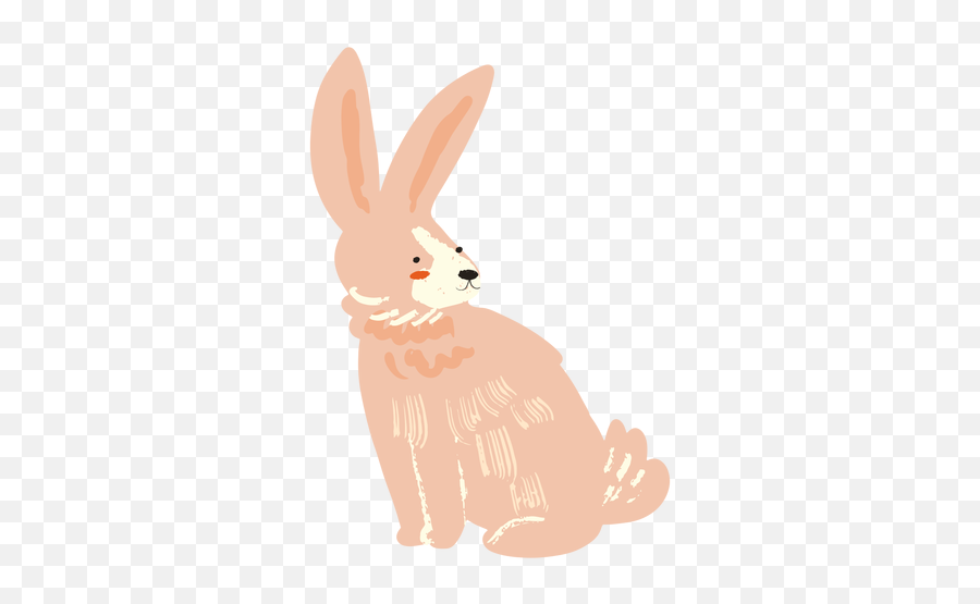 Sitting Rabbit Flat Transparent Png U0026 Svg Vector - Domestic Rabbit,Cute Rabbit Icon