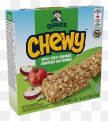 Quaker - Chewy Granola Bars Apple Fruit Crumble png