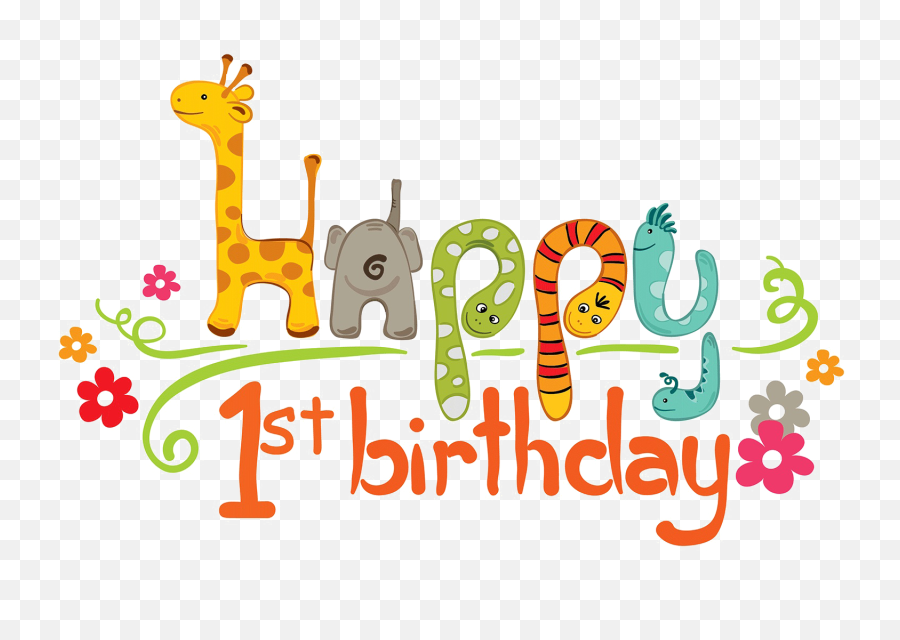 Birthday Png Transparent - Happy 1st Birthday Boy,Happy Birthday Png Transparent