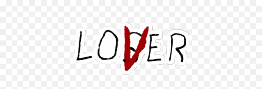 Lover Loser Tumblr - Sticker By Xantiety Sticker Lover Loser Png,Loser Png