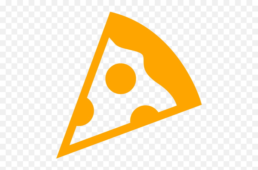 Orange Pizza 3 Icon - Free Orange Food Icons Png,3 Icon