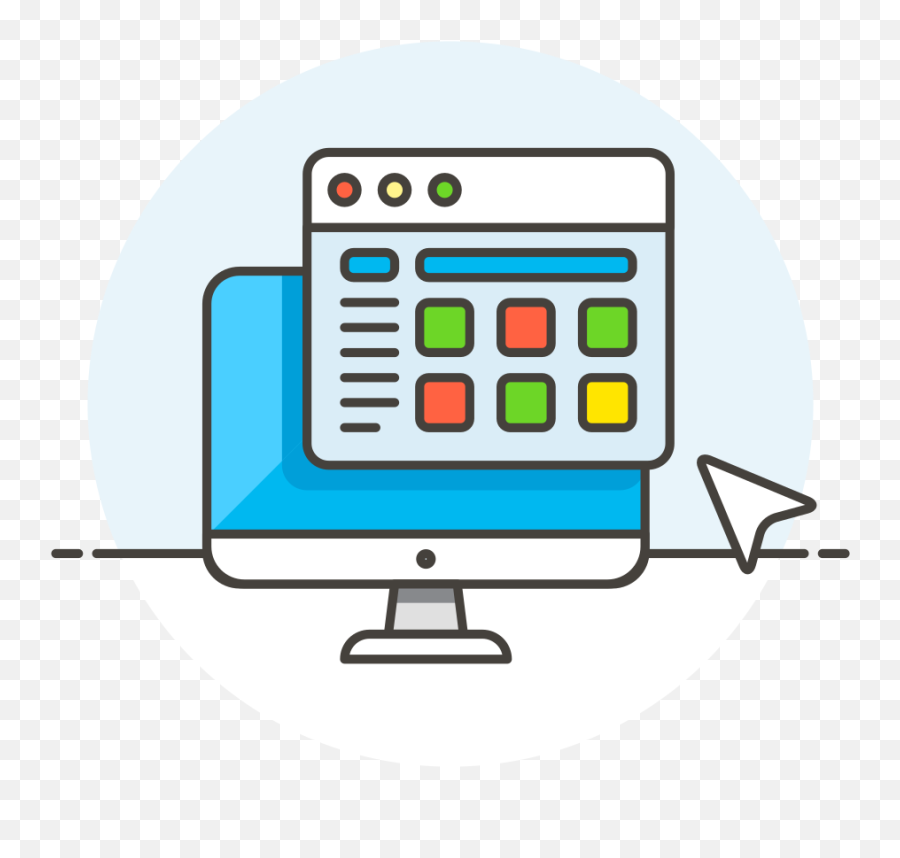 Monitor Window Icon Streamline Ux Free Iconset Png Vector