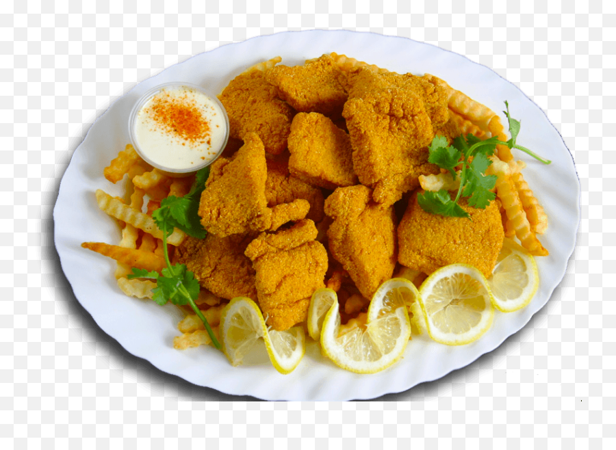Download Hd - Fish Nuggets Catfish U0026 Fries Hd Png Chicken Nugget,Catfish Png