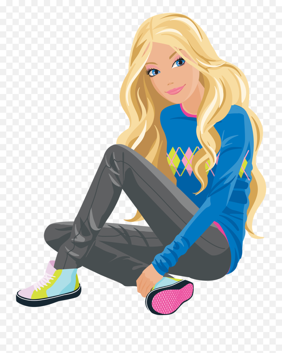 Pin By Silvana Pelosi - Barbie Dibujos A Dibujos De Barbie Coloreados Png,Barbie Transparent Background