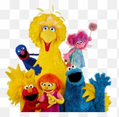 April Autism Awareness Month 2017 - Sesame Street Characters With Julia png