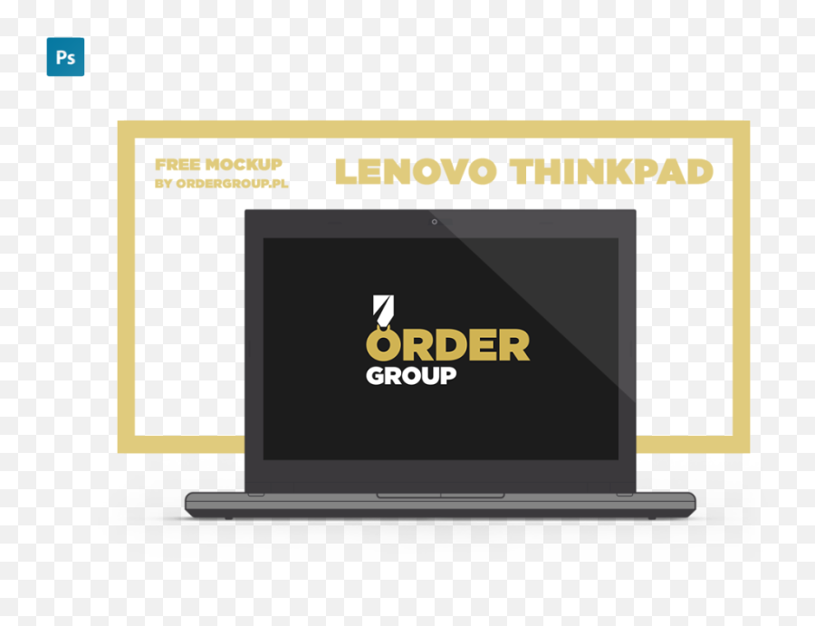 Laptop Mockup Png - Thinkpad Mockup,Lenovo Png