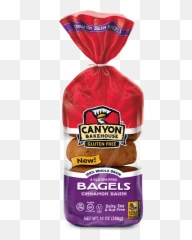 Canyon Bakehouse Gluten Free Cinnamon Raisin Bagels 14 Ounce - Canyon Bakehouse Gluten Free 7 Grain Bread Png,Raisin Png