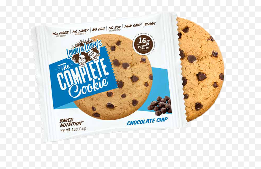Download Lenny U0026 Larrys Complete Protein Cookie - Lenny And Lenny Chocolate Chip Cookie Png,Cookies Png