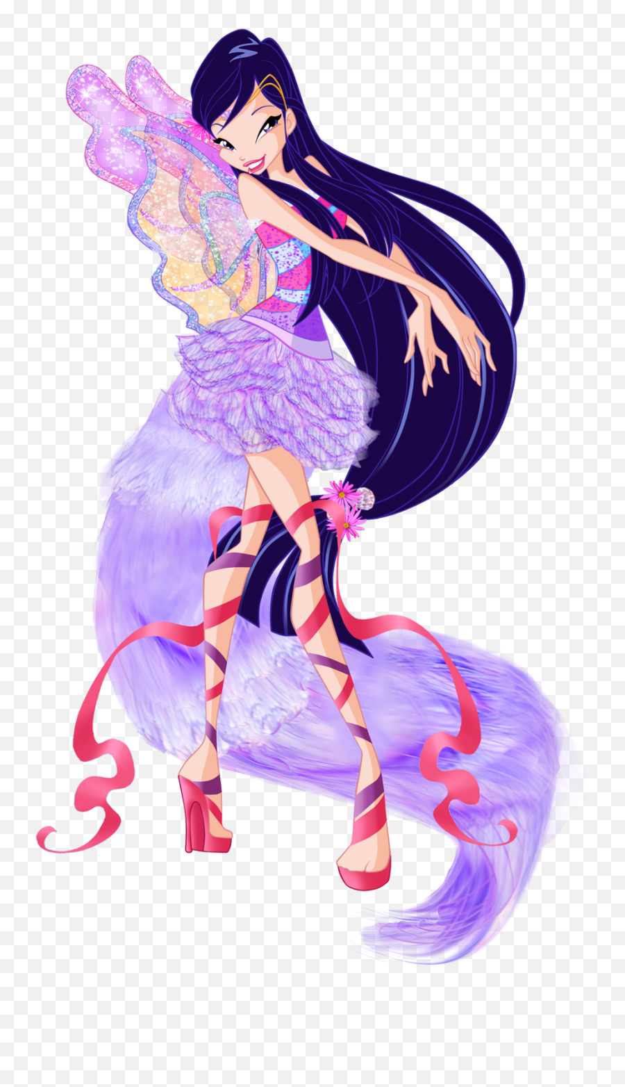 Download Hd Musa The Bard Is Joined By Riven Ranger In A - Musa Harmonix Musa Winx Club Png,Riven Png