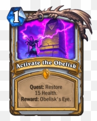 All Saviors Of Uldum Cards Revealed U2022 L2pbomb - All Quest Cards Hearthstone Png,Hearthstone Png