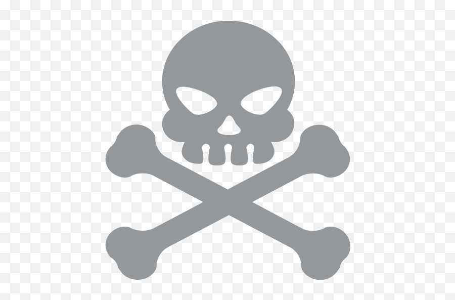 Skull And Crossbones Emoji For Facebook - Skull Dead Face Emoji Png,Skull Emoji Transparent
