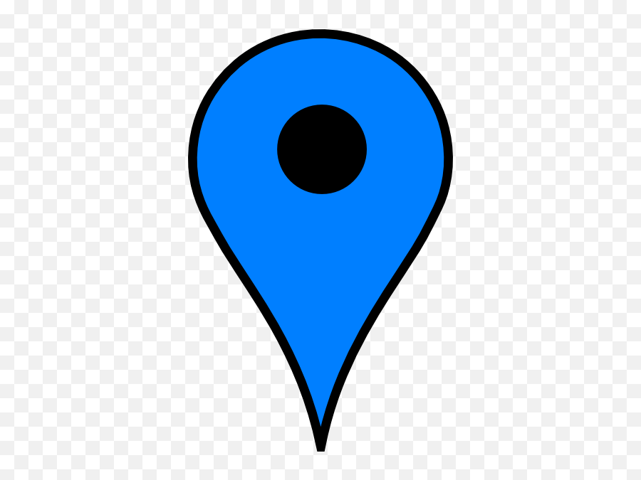 Blue Google Maps Marker - Blue Map Pin Png,Google Pin Png