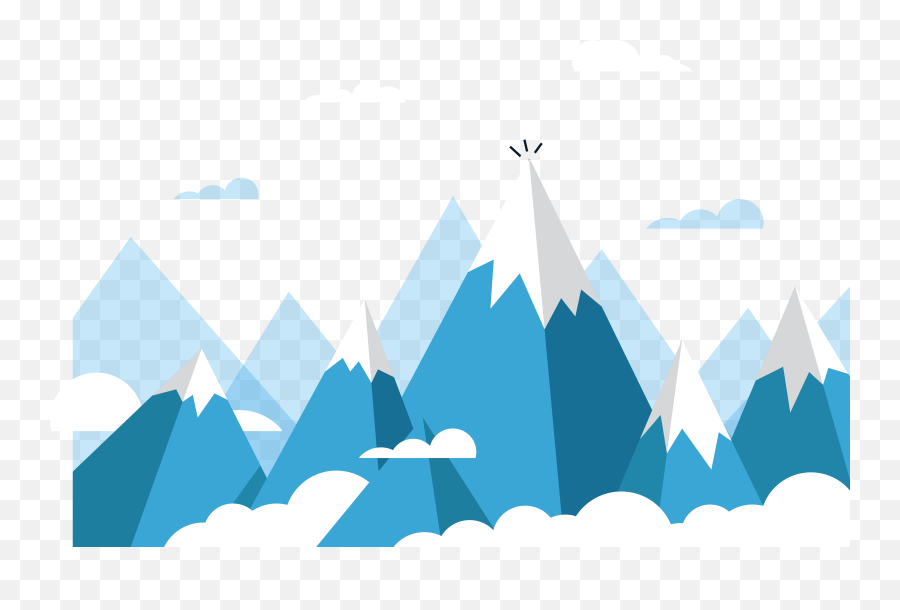 Mount Everest Euclidean Mountain - Snow Mountain Illustration Png,Mountain Transparent