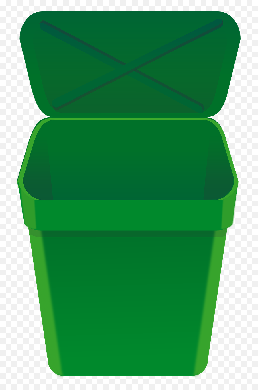 Free Trash Bin Garbage Images - Open Trash Can Clipart Png,Trash Can Transparent Background