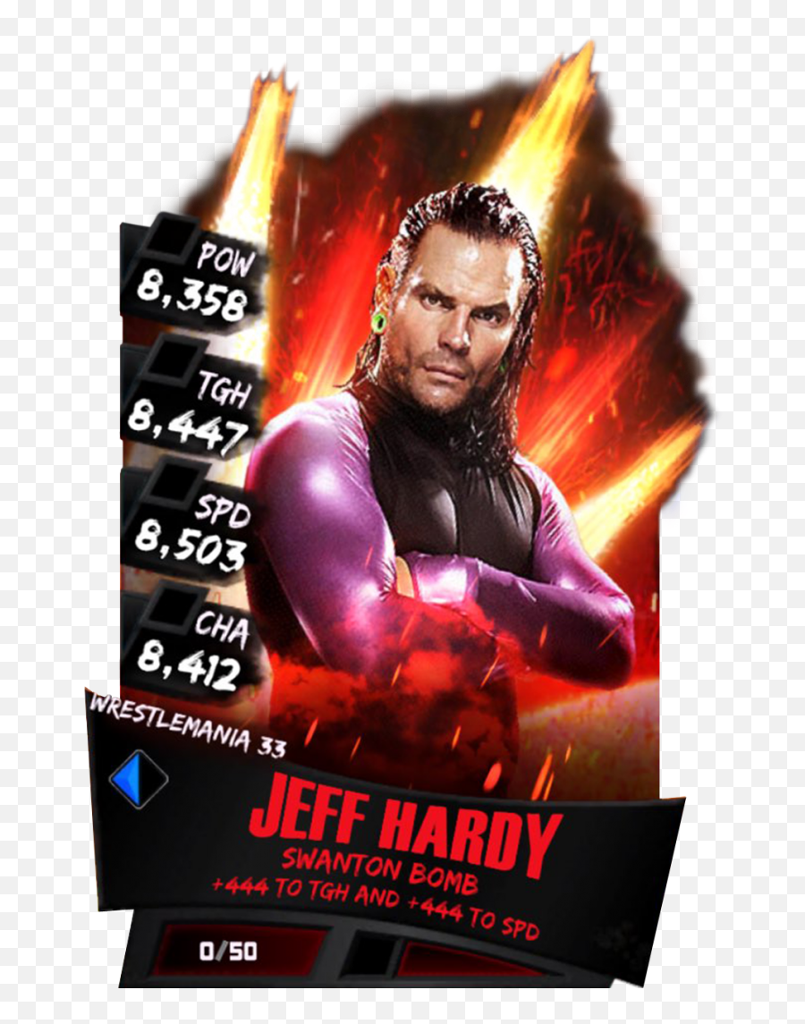 Jeff Hardy - Wwe Supercard Season 3 Debut Wwe Supercard Mae Young Wwe Supercard Png,Jeff Hardy Png
