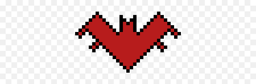 Pixilart - Red Hood Symbol By Anonymous Heart Png,Red Hood Png