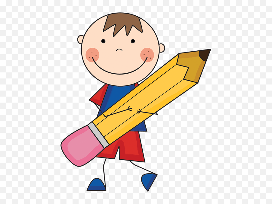 Download Boy With Pencil Clipart Png Image No - Writing A Story Cartoon,Pencil  Clipart Png - free transparent png images 