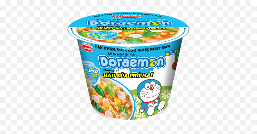 Doraemon Mini Instant Noodle Cup U2013 Acecook Vit Nam - Doraemon Png,Doraemon Logo