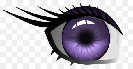 Download Free Png Purple Eye - Dlpngcom Transparent Clipart Purple Eyes,Lashes Png