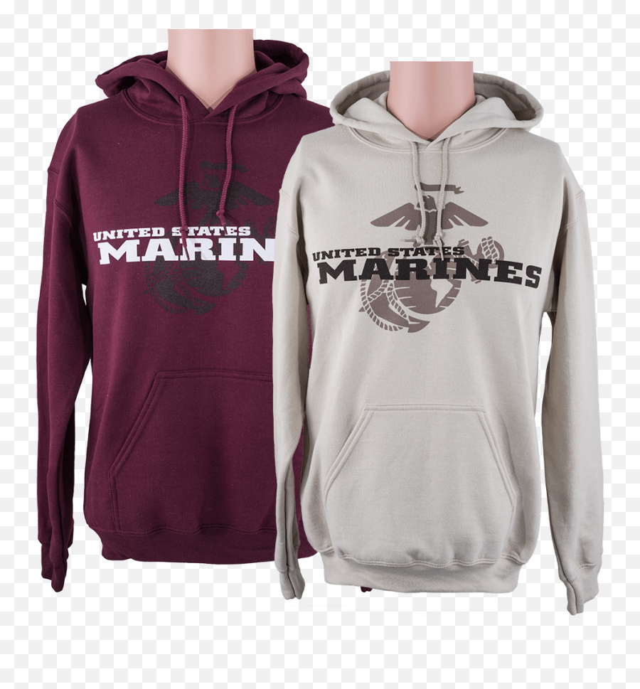 Marine Corps Hooded Sweatshirt With Ega - Hoodie Png,Eagle Globe And Anchor Png