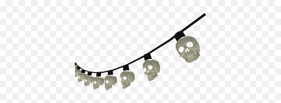 Skull String Lights - Roblox Body Jewelry Png,String Lights Png